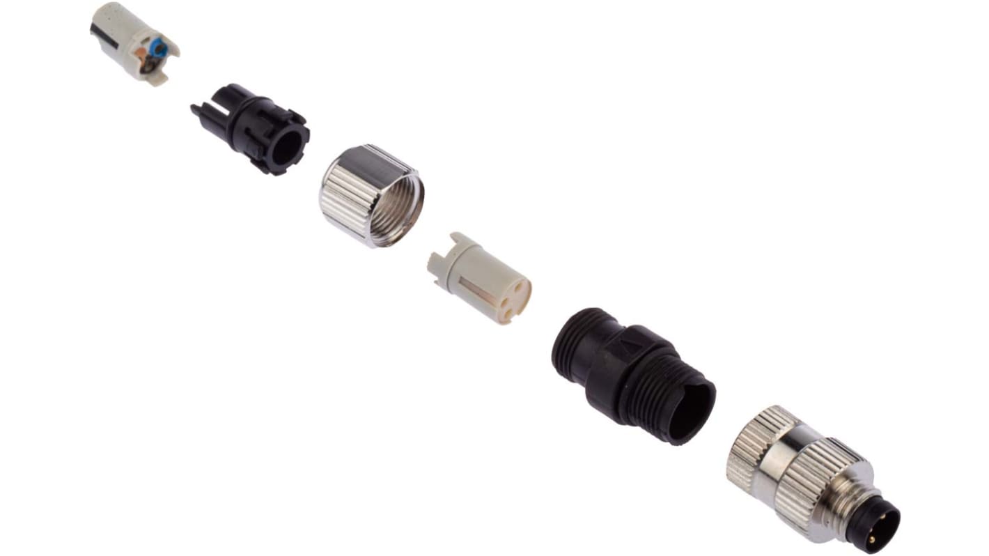 Phoenix Contact Circular Connector, 3 Contacts, Cable Mount, M8 Connector, Plug, Male, IP68, SACC Series