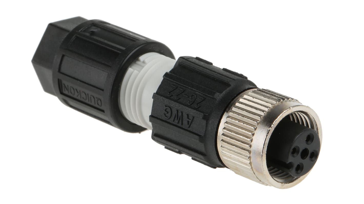 Phoenix Contact Circular Connector, 4 Contacts, Cable Mount, M12 Connector, Socket, Female, IP67, SACC Series