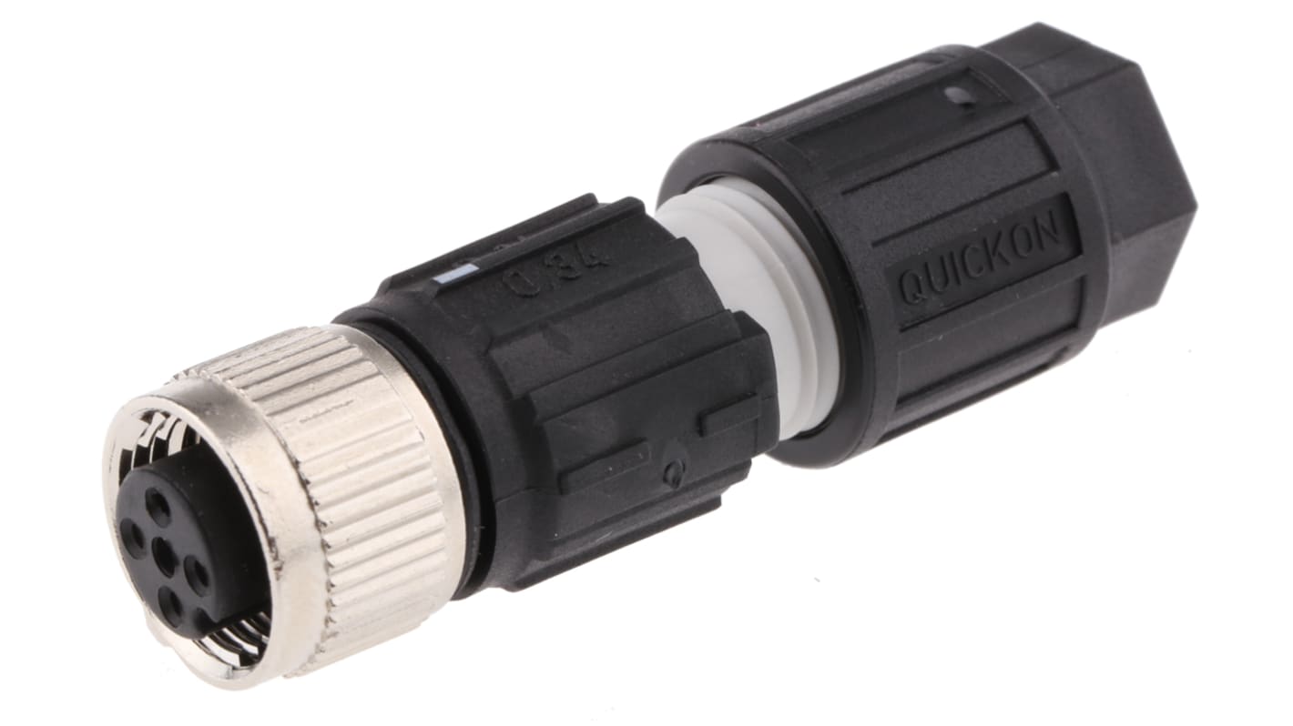 Phoenix Contact Circular Connector, 4 Contacts, M12 Connector, Socket, Female, IP65, IP67