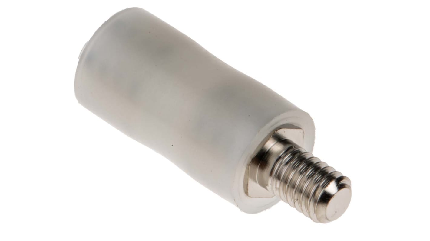 RS PRO Standoff, M4 x M4 Thread, 16mm Body, Nylon 66, Male/Female, 6mm Stud
