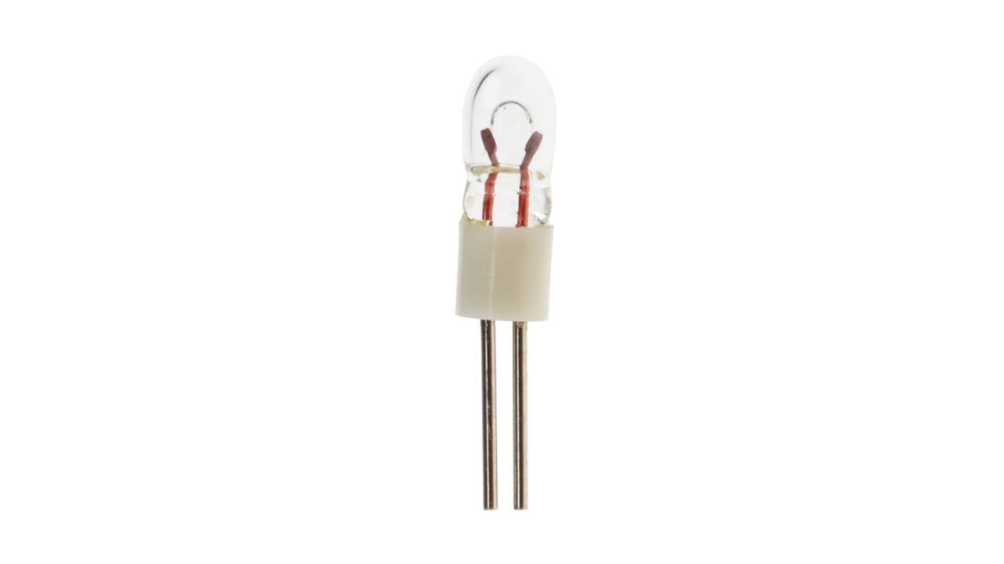 RS PRO Bi-Pin Indicator Light, Clear, 5 V, 60 mA, 100000h