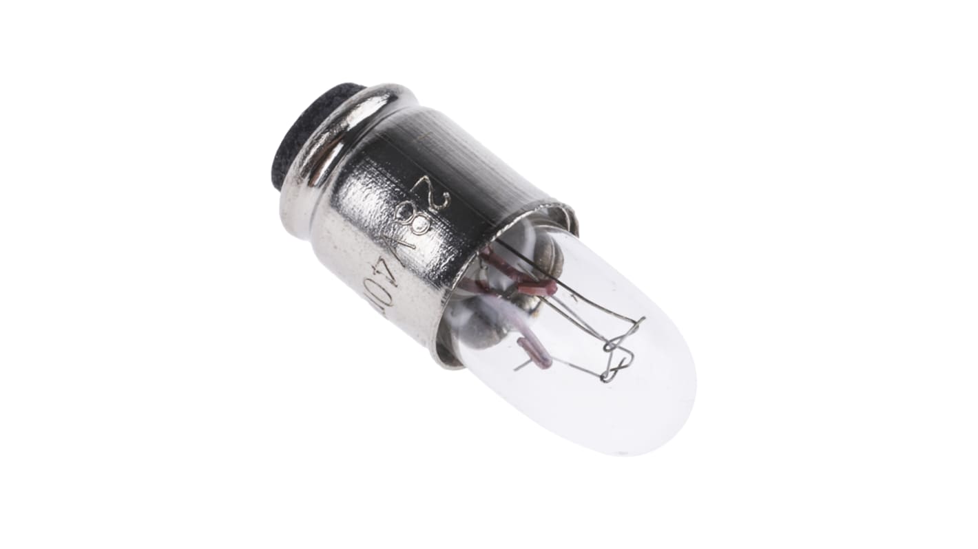 RS PRO Midget Groove Indicator Light, Clear, 28 V, 40 mA, 4000h