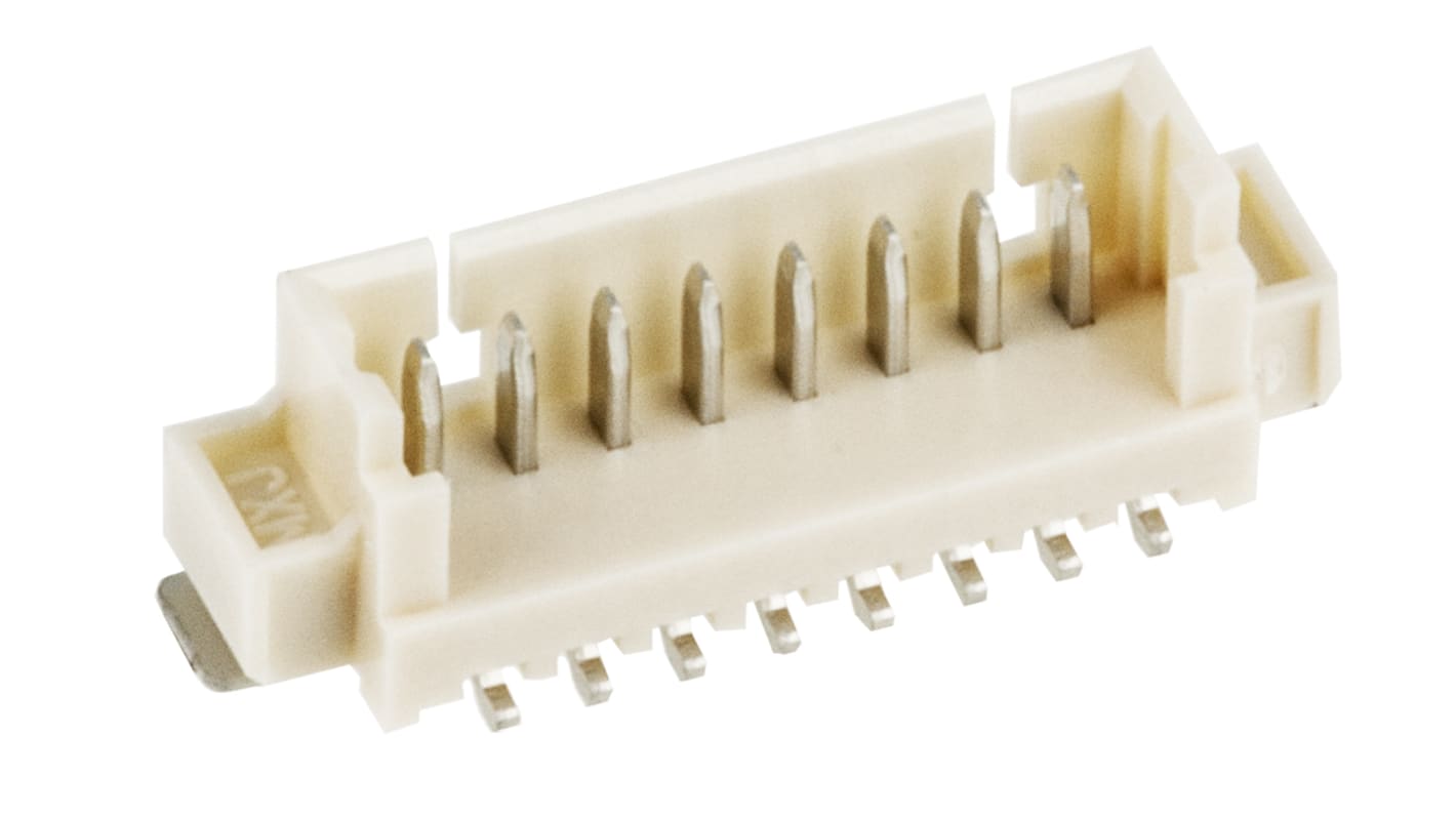 File di contatti PCB Molex, 8 vie, 1 fila, passo 1.25mm