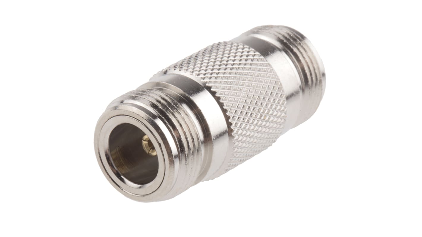 RS PRO Straight 50Ω RF Adapter Ethernet Socket to Ethernet Socket