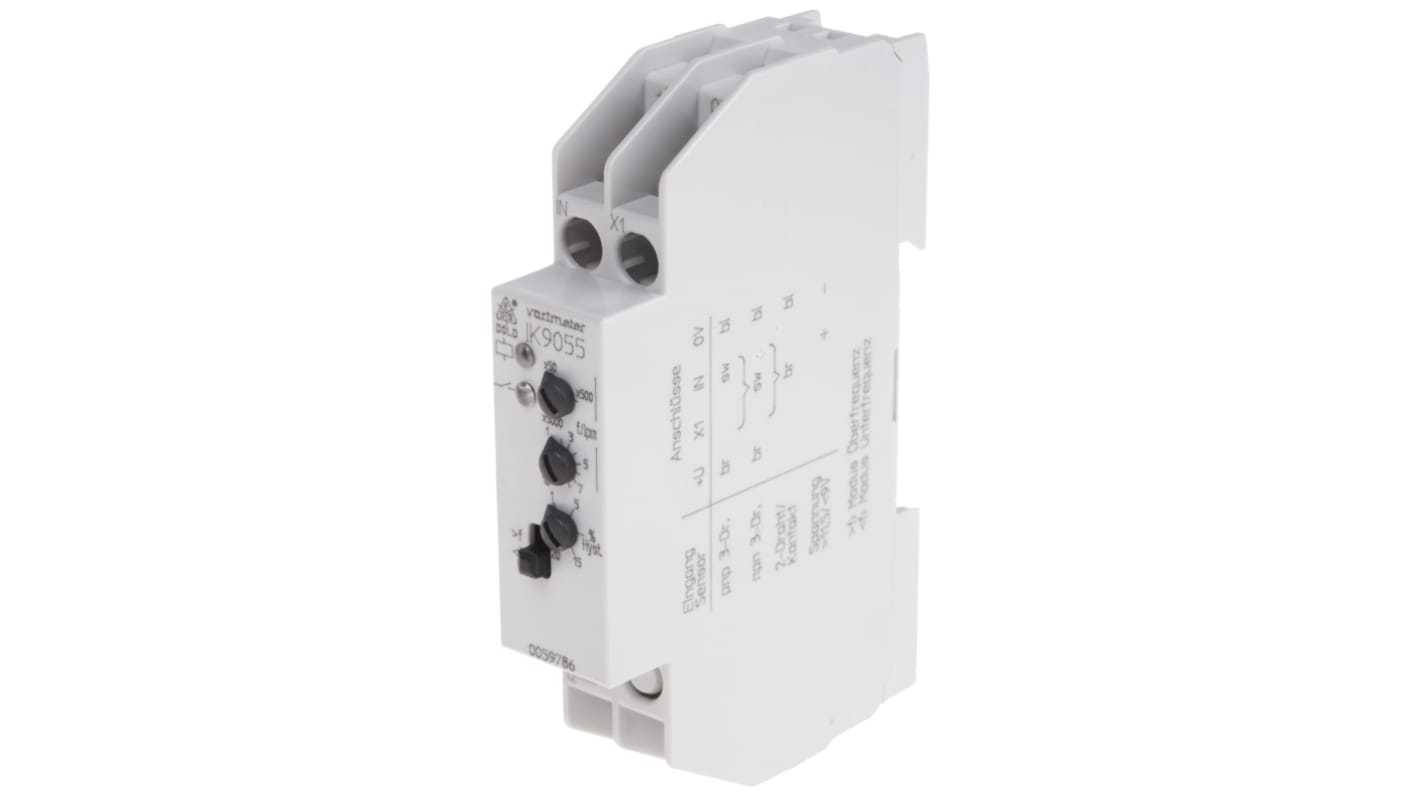 Dold Speed Monitoring Relay, SPDT, DIN Rail