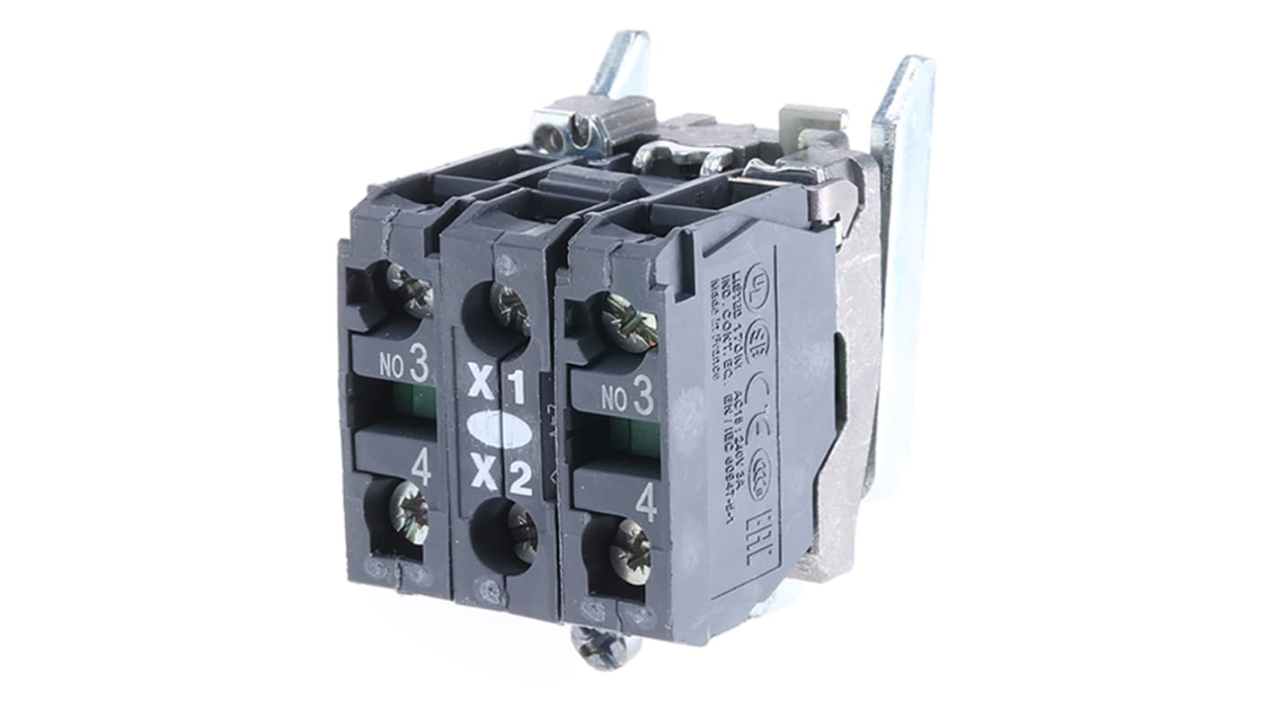 Schneider Electric ライトブロック 2 NO 24V ac/dc スクリュークランプターミナル ZB4BW0B13