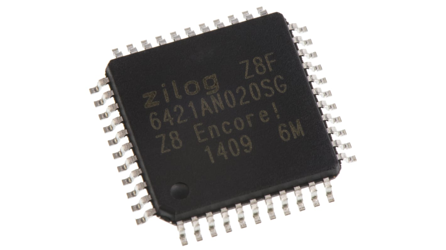 Zilog Z8 Encore! XP マイコン, Z8, 20MHz, 64 kB, フラッシュ, 44-Pin LQFP