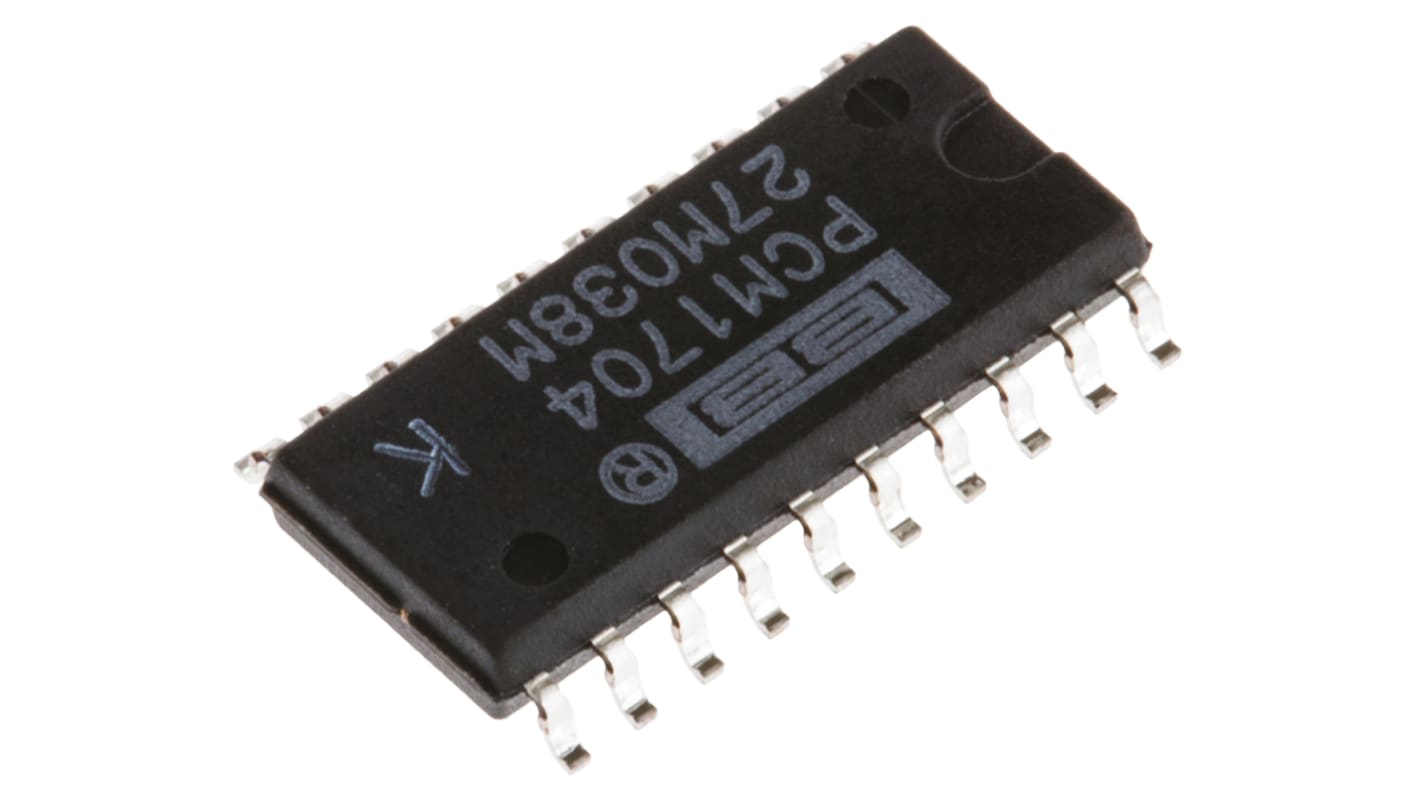 Texas Instruments, Audio DAC Dual 24 bit-, 96ksps, ±3%FSR Serial, 20-Pin SOP