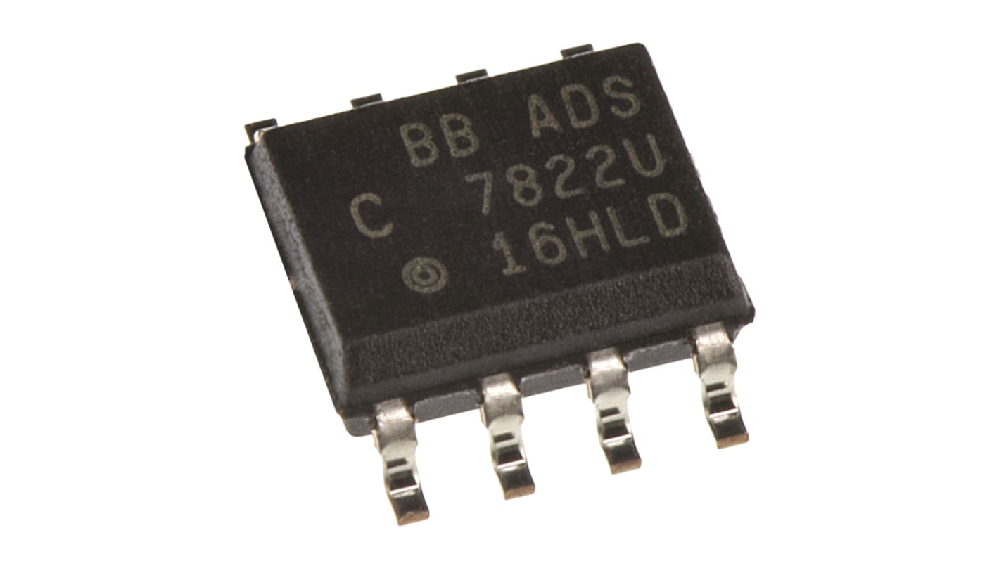 Texas Instruments, 12-bit- ADC 200ksps, 8-Pin SOIC