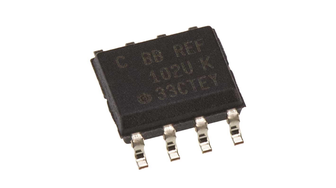 Texas Instruments 电压基准芯片, 串联, 10V, SOIC, 8针, ±0.025 %精度, 贴片安装