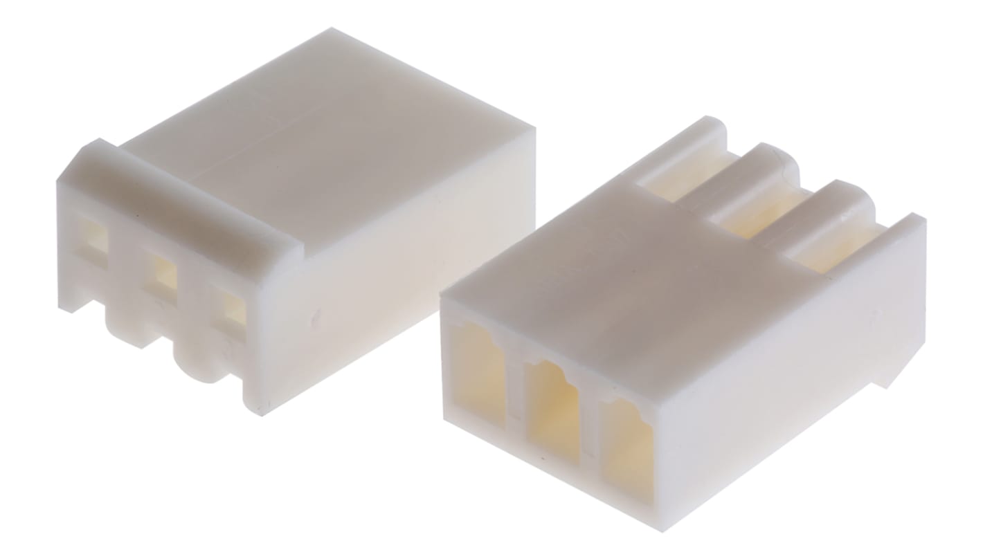 TE Connectivity, SL-156 Female Connector Housing, 3.96mm Pitch, 3 Way, 1 Row