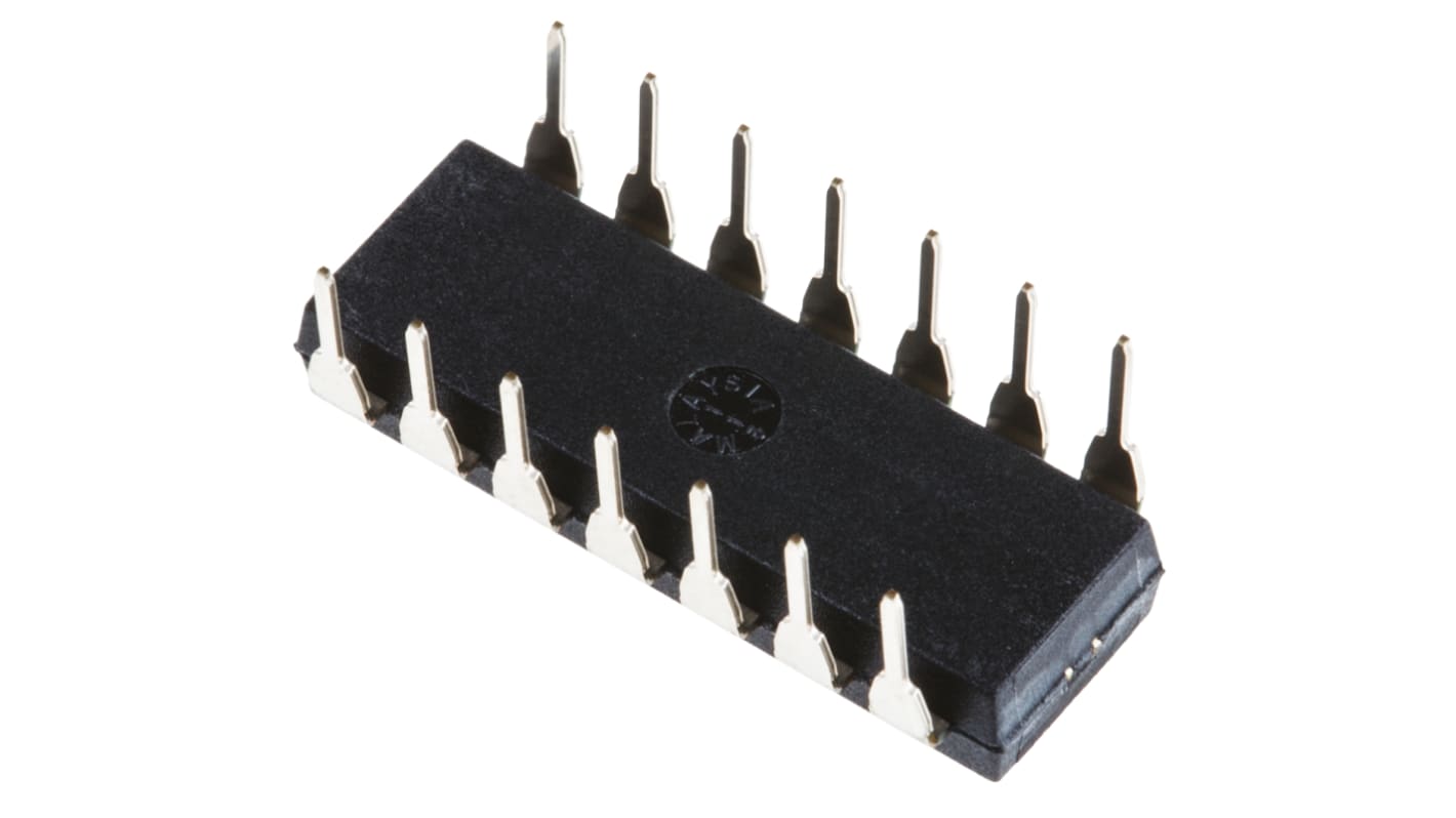 Texas Instruments 仪表放大器, 双路, 通孔安装, 14引脚, 2mV偏置, PDIP封装