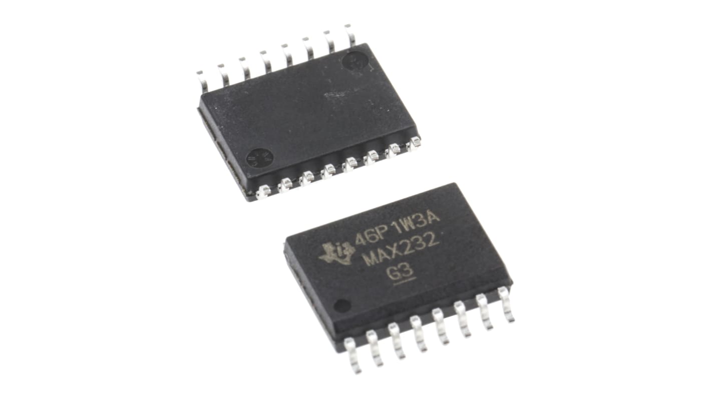 Texas Instruments 双线路收发器 IC, 2个发送器, 16针, 贴片安装, SOIC封装