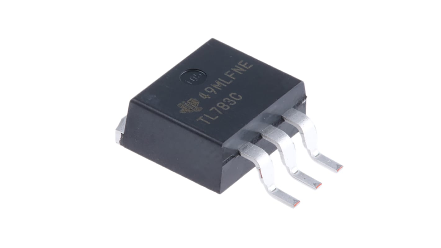 Texas Instruments 线性稳压芯片, 1.25 → 125 V输出, 700mA最大输出, 单路输出, D2PAK (TO-263), 3针, 贴片安装, 0 °C→+125 °C