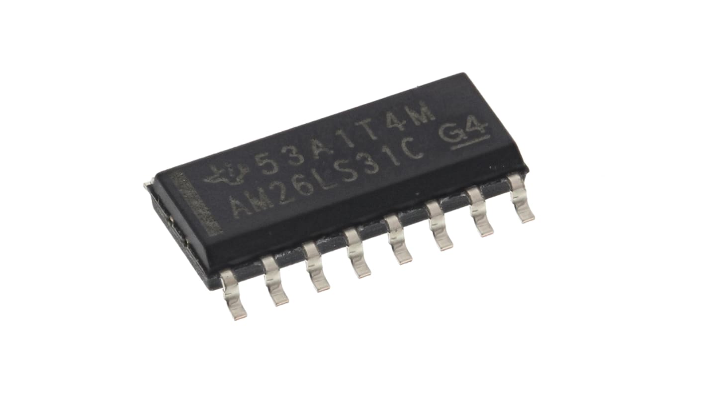 Texas Instruments AM26LS31CDR, 4 (RS-422)-TX RS-422, V.11, Line Transmitter Differential 5 V, 16-Pin SOIC