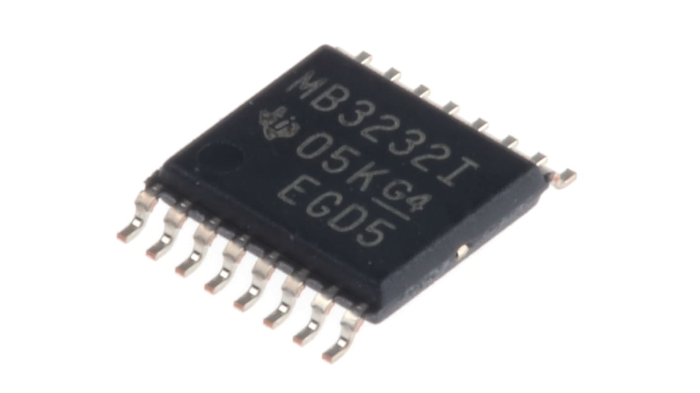 Texas Instruments 双线路收发器 IC, 2个发送器, 16针, 贴片安装, TSSOP封装