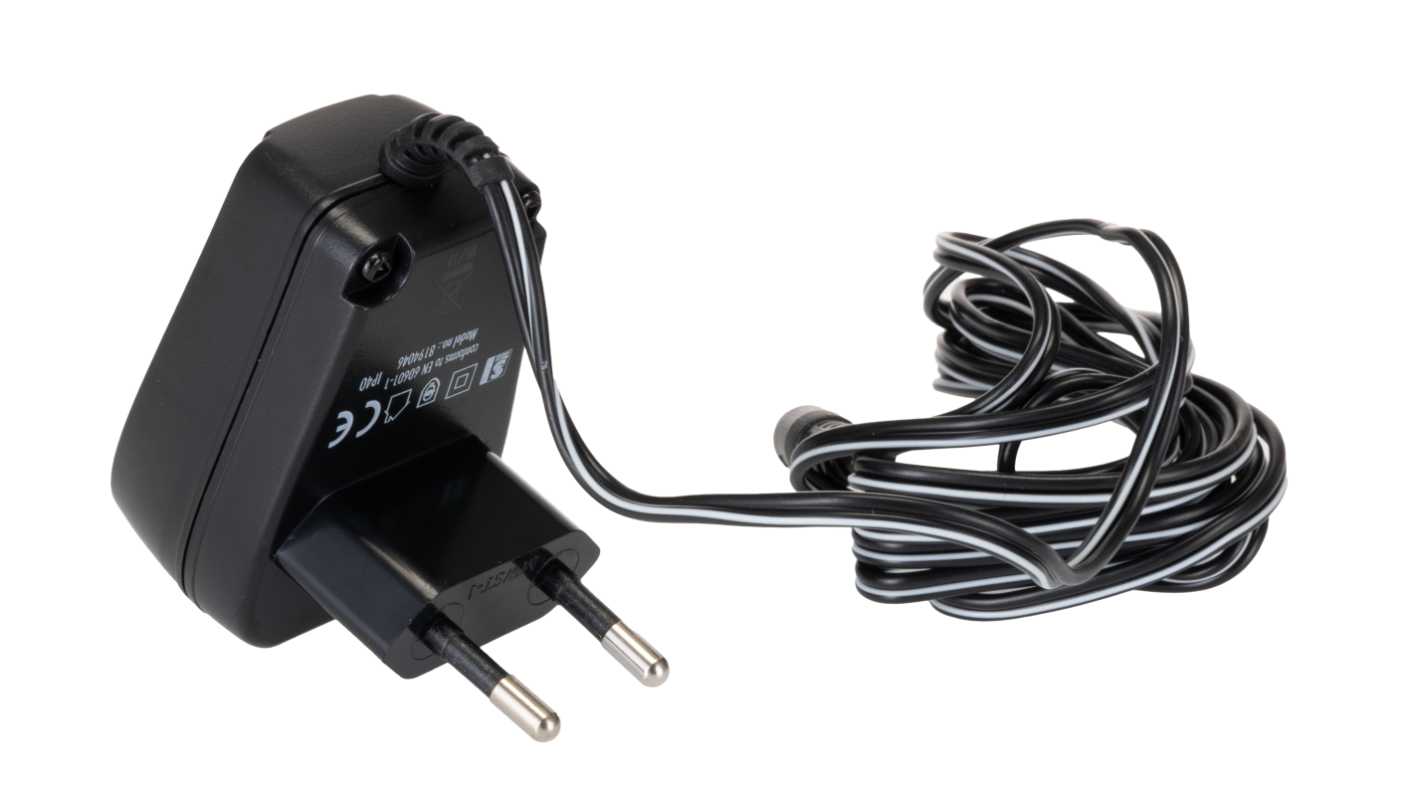 Ansmann Steckernetzteil AC/DC-Adapter 4.5W, 100V ac, 5V dc / 900mA Medizin-Zulassung, EU-Netzstecker