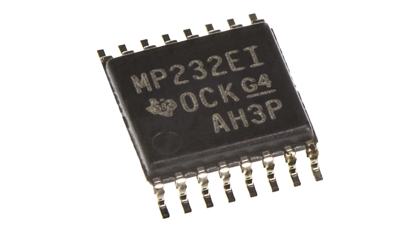 Texas Instruments 双线路收发器 IC, 2个发送器, 16针, 贴片安装, TSSOP封装