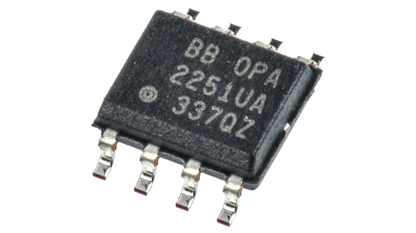 OPA2251UA Texas Instruments, Precision, Op Amp, 35kHz, 3 → 28 V, 8-Pin SOIC