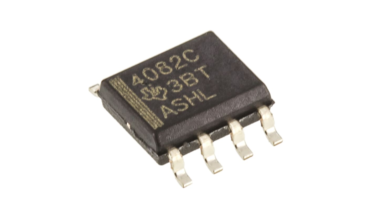 THS4082CD Texas Instruments, Op Amp, 100MHz, 10 → 28 V, 8-Pin SOIC