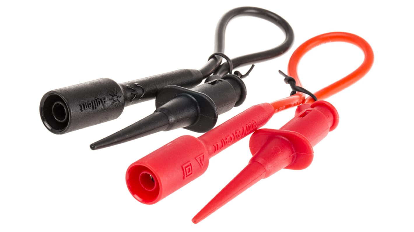 Keysight Technologies Black/Red Grabber Clip, 3A, 300V