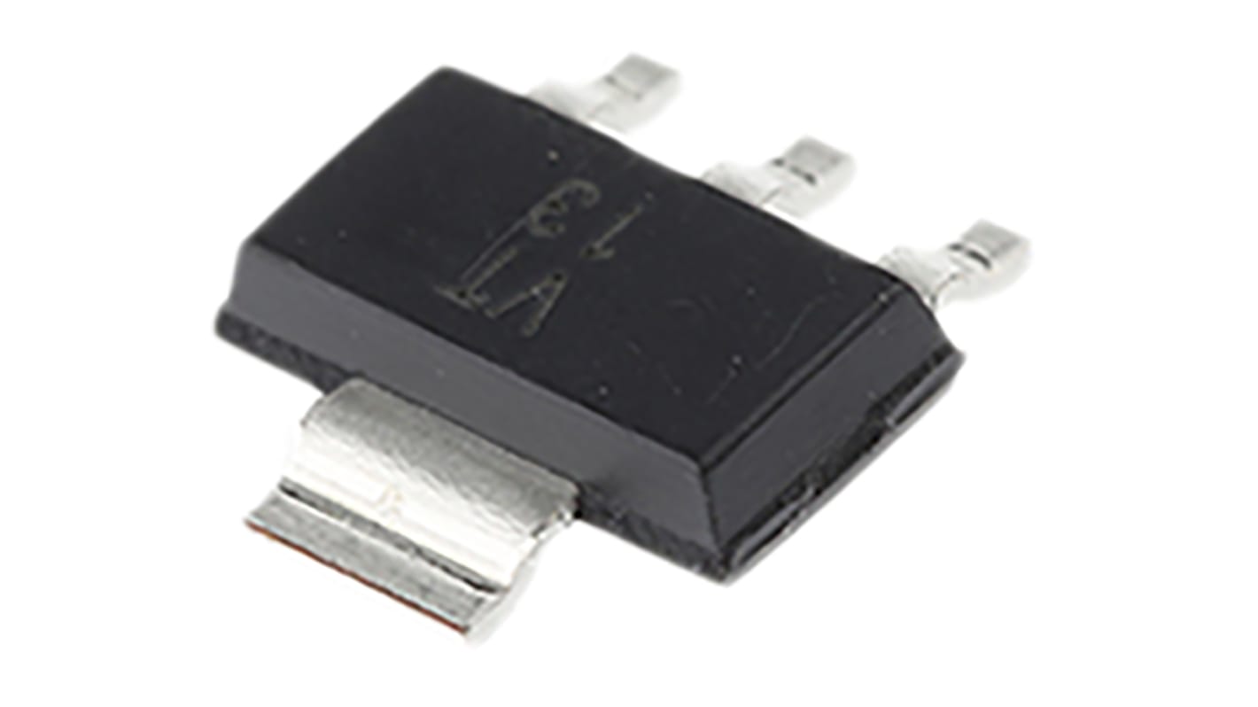 Texas Instruments LDO稳压芯片, 5 V输出, 800mA最大输出, 单路输出, SOT-223, 3+Tab针, 贴片安装, 0 °C→+125 °C