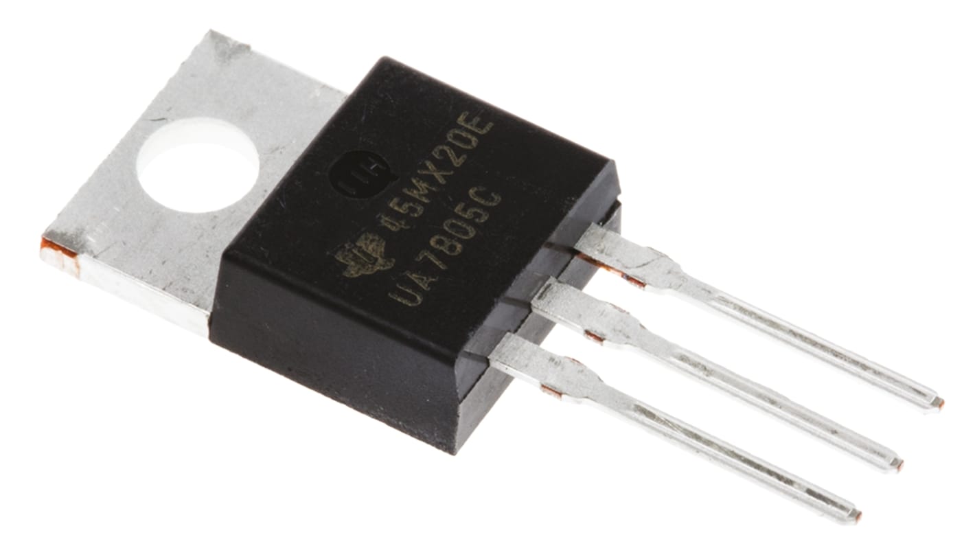 Texas Instruments UA7805CKCS, 1 Linear Voltage, Voltage Regulator 1.5A, 5 V 3-Pin, TO-220