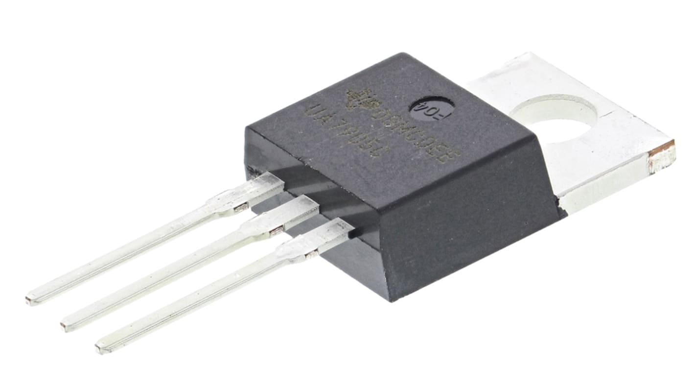 Texas Instruments, -5 V Linear Voltage Regulator, 1.5A, 1-Channel Negative 3-Pin, TO-220 UA7905CKCS