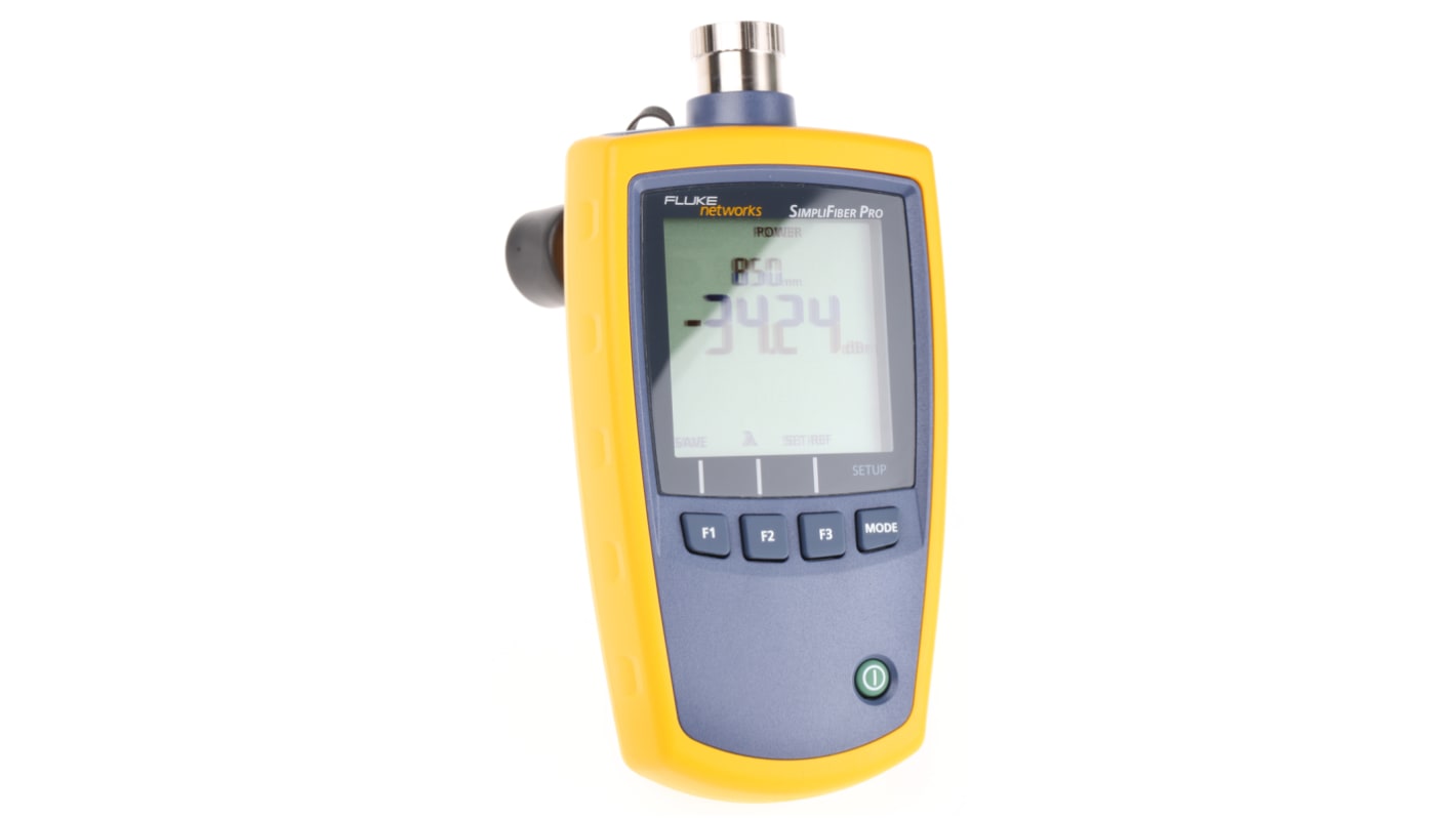 Fluke Networks 光功率计, 固定SC连接器, 电池供电, 0.01 dB分辨率, 波长850 nm, 1300 nm, 1310 nm, 1490 nm, 1550 nm, 1625 nm, SimpliFiber Pro