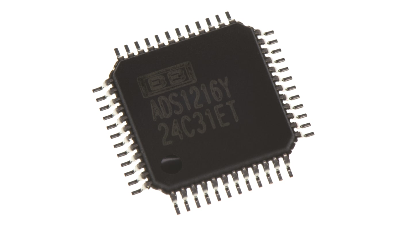 ADC 24 bity 780ksps A/C: 8 TQFP Delta Sigma Szeregowy (SPI) 3 V, 5 V