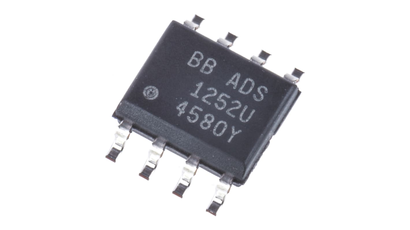 ADC, ADS1252U, 24 bits bits, 41ksps, 8 broches, SOIC