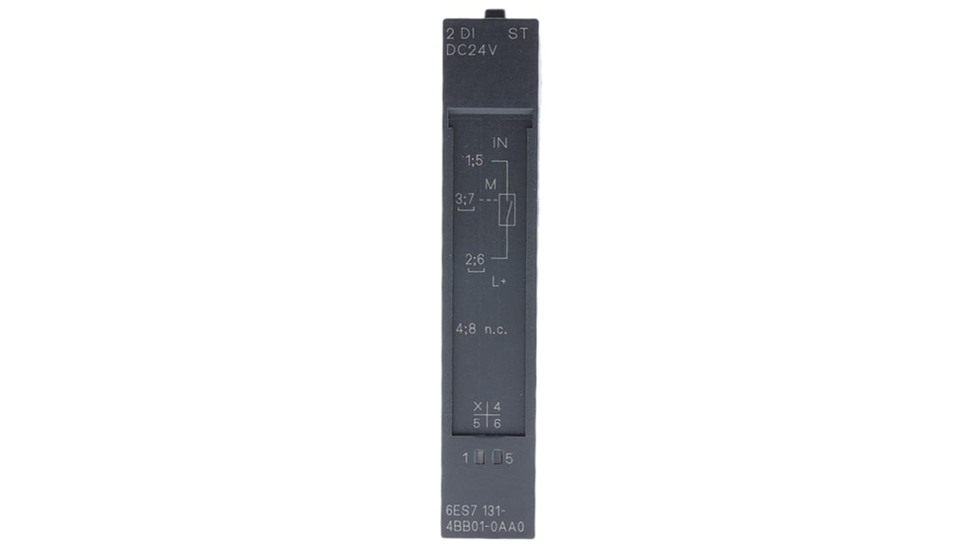Siemens 6ES7 Series PLC I/O Module for Use with SIMATIC ET 200S Series, Digital