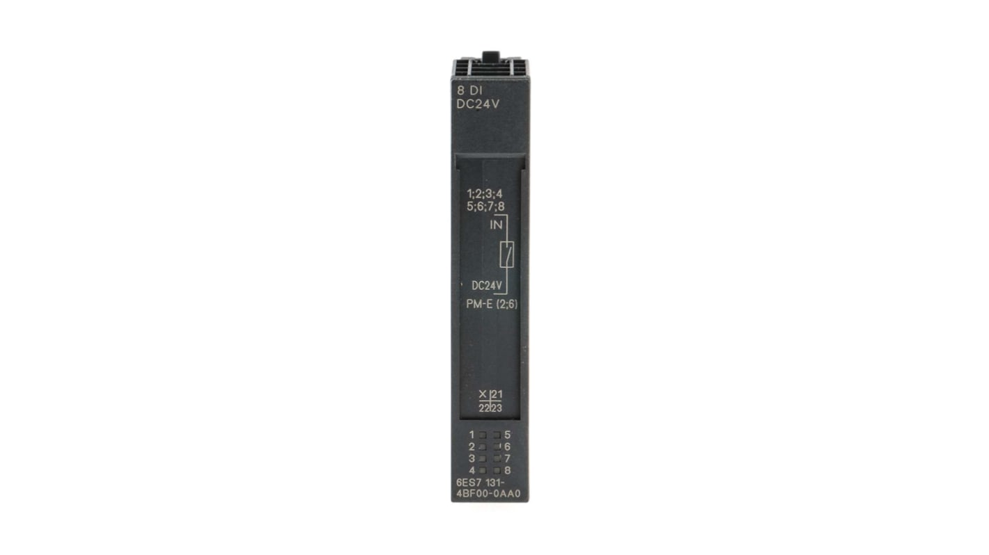 Siemens SPS-E/A Modul für Serie SIMATIC ET 200S, 8 x Digital Eingang 24 V dc 600 (Unshielded) m, 1000 (Shielded) m