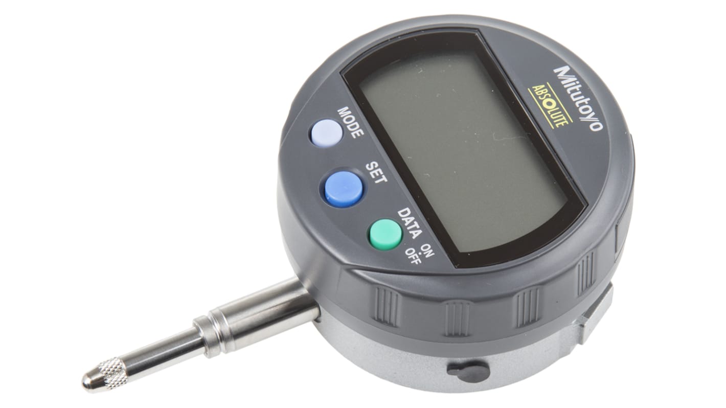 MitutoyoMetric Dial Indicator, 0 → 12 mm Measurement Range, 0.01 mm Resolution , ±0.003 mm Accuracy