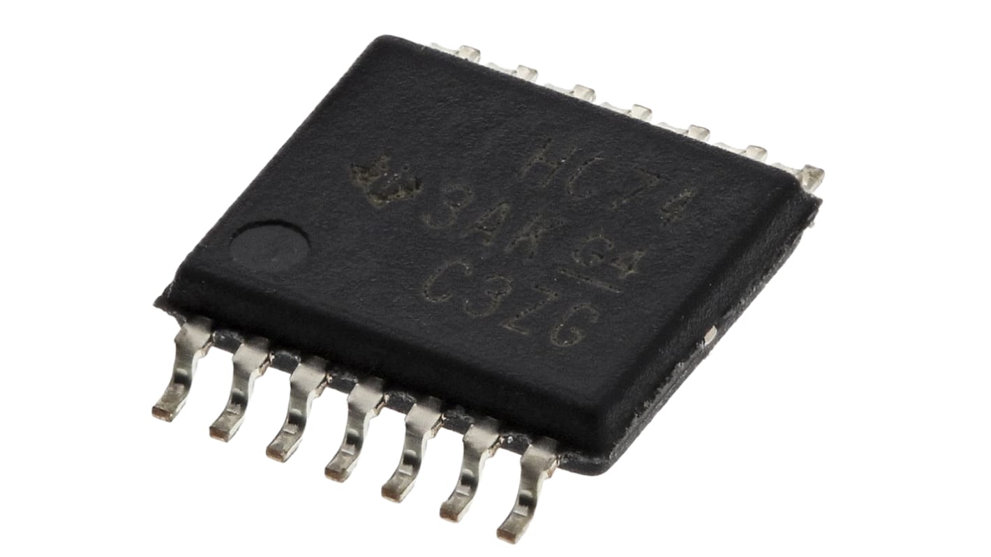 Texas Instruments IC Flip-Flop, D-Typ, HC, Differential, Single Ended, Positiv-Flanke, TSSOP, 14-Pin