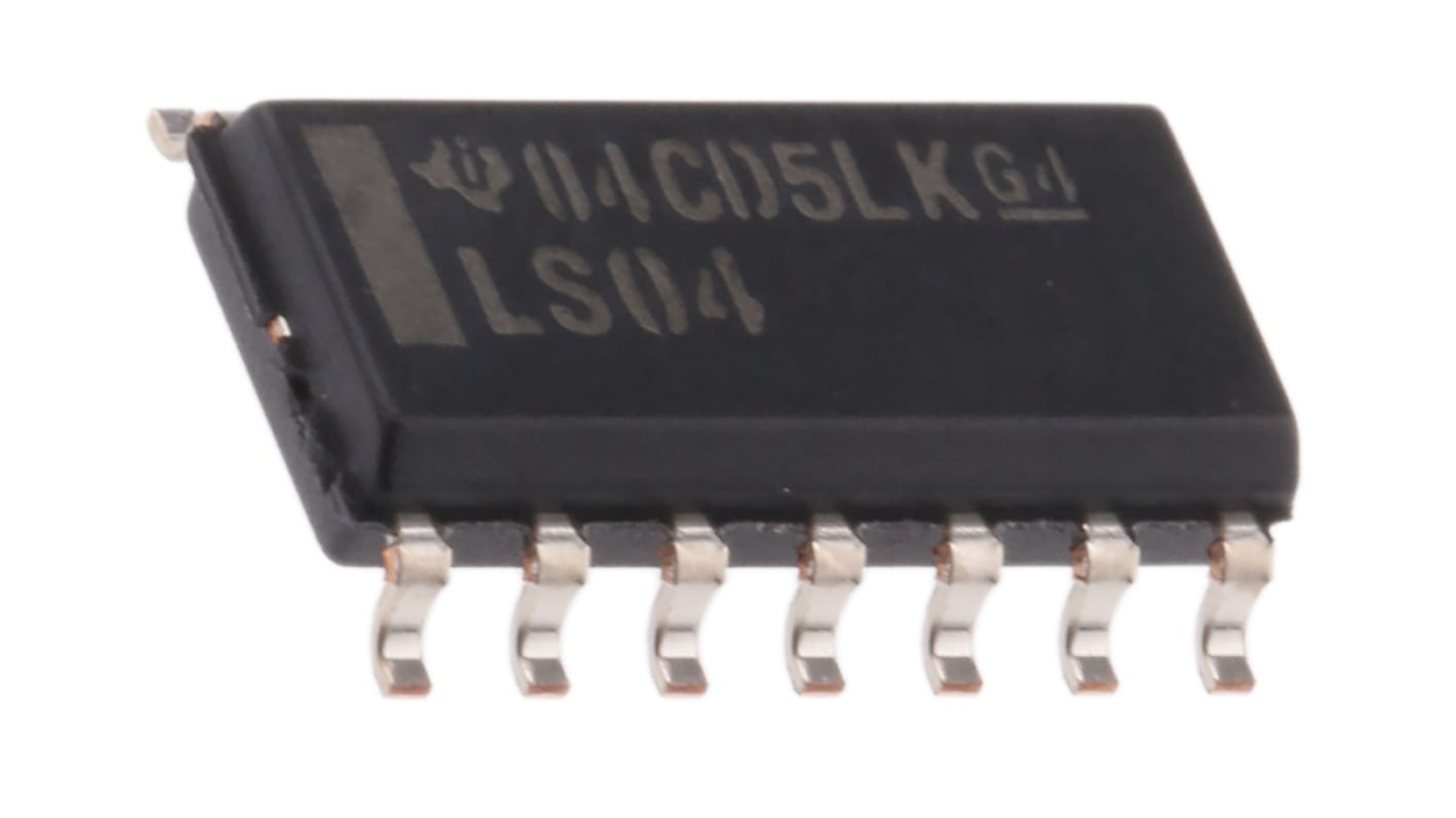 Inversor, SN74LS04DR, Hex canales SOIC 14 pines LS No