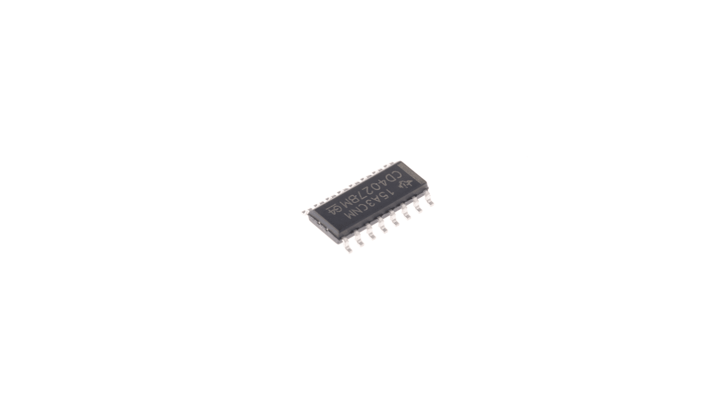 Texas Instruments CD4027BM Dual JK Type Flip Flop IC, 16-Pin SOIC