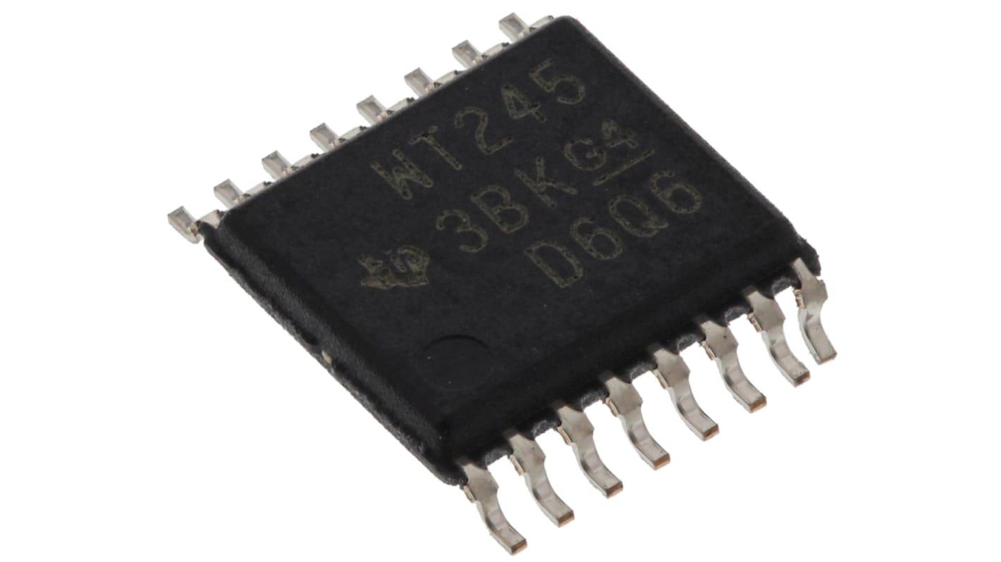 Transceptor de bus Transceptor de bus SN74AVC4T245PW, AVC Dual 4 bits No Inversión TSSOP 16 pines