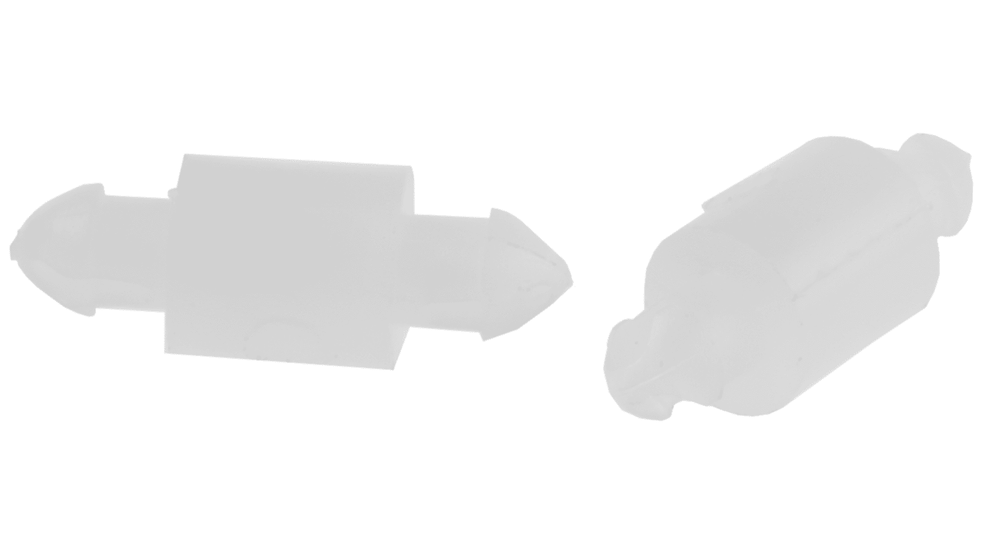 MDLSP1-05M-01 , 5mm High Nylon PCB Post for 2.5mm PCB Hole, 4.6mm Base