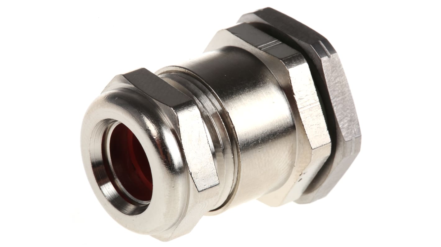 Lapp SKINDICHT Series Nickel Plated Brass Cable Gland Kit, M20 Thread, 6.8mm Min, 8.8mm Max, IP68