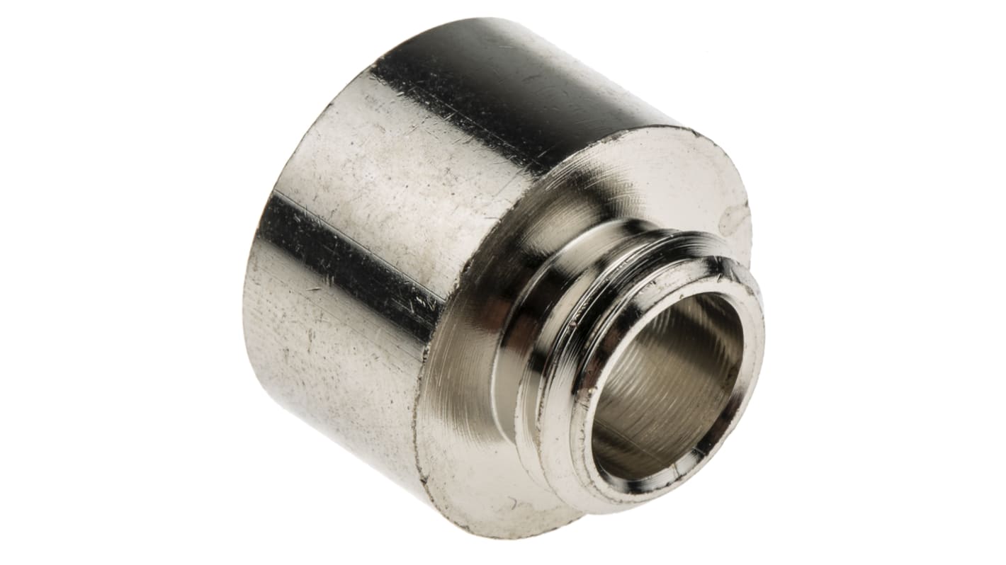 Lapp Cable Gland Adaptor, M12 Exterior Thread, M16 Interior Thread, Nickel Plated Brass, SKINDICHT Series