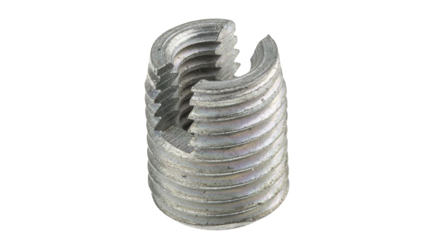 Böllhoff Galvanised, M4 Steel Threaded Insert Depth 8mm