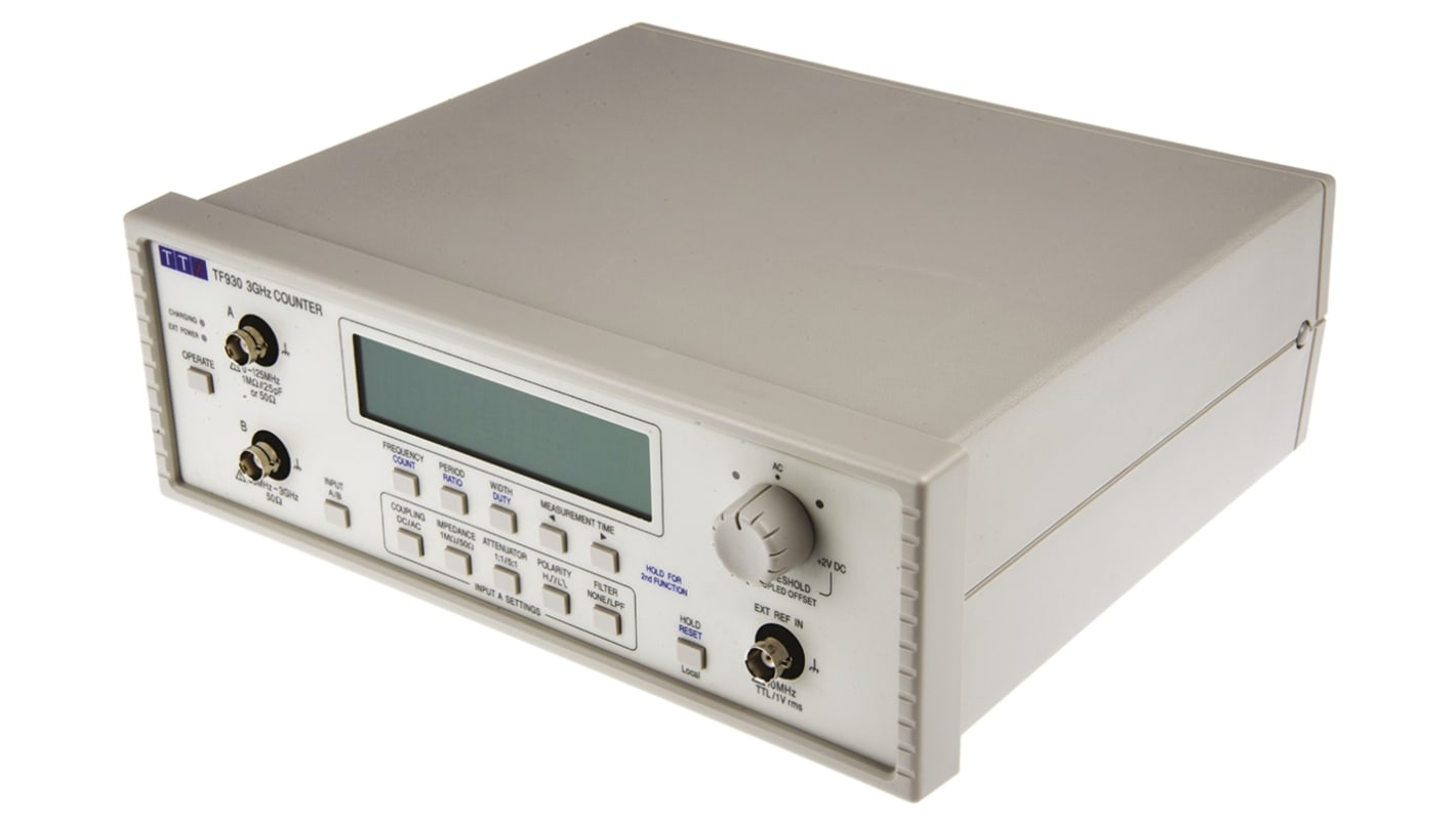 Aim-TTi TF930 Frequency Counter, 0.001 Hz Min, 3GHz Max, 10 Digit Resolution
