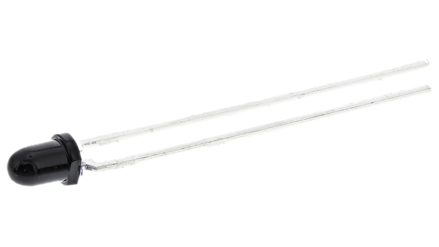 ams OSRAM 红外光电晶体管, 1通道, 2针, 24 °, 730nm→1120nm, 3mm (T-1), 通孔安装, 4 x 4 x 5.2mm