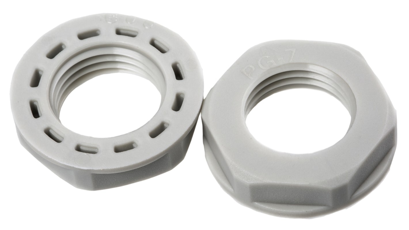 Legrand Grey Fibreglass PA Cable Gland Locknut, PG7 Thread, IP55