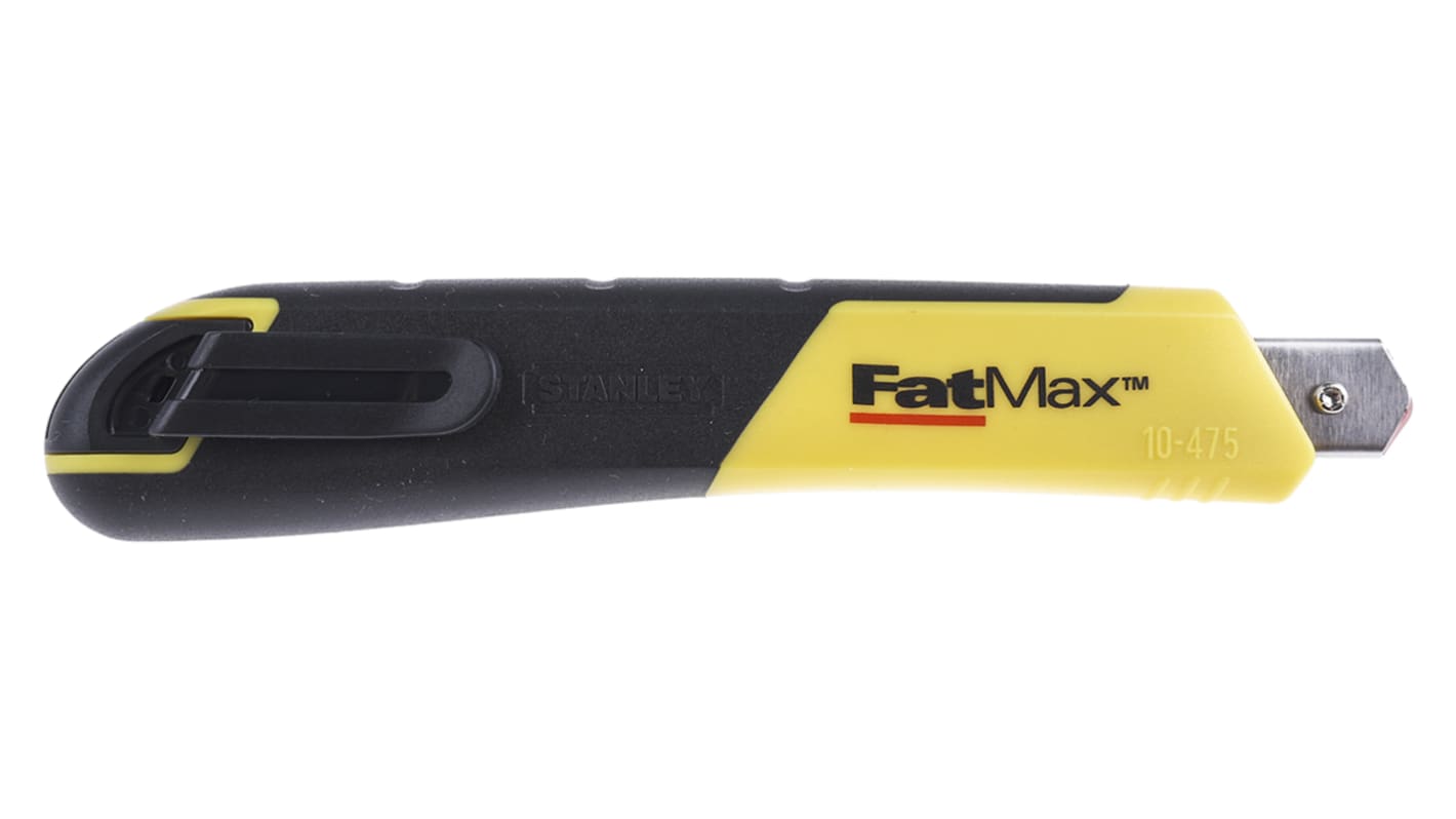 Taglierino di sicurezza Stanley, lama A scatto, Retrattile, L. 9mm