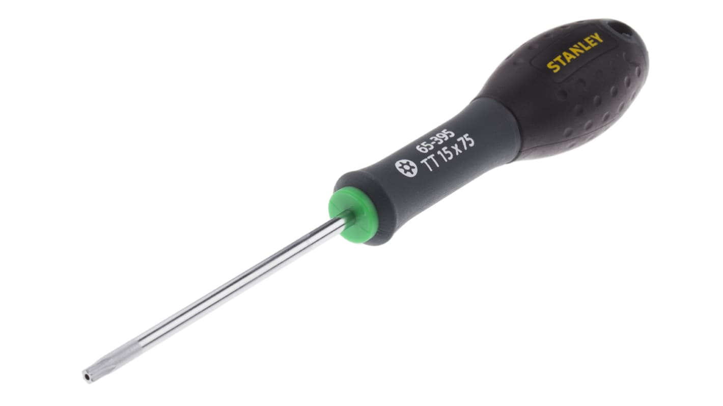 Cacciavite standard Torx antimanomissione T15 Stanley, lungh. lama 75 mm