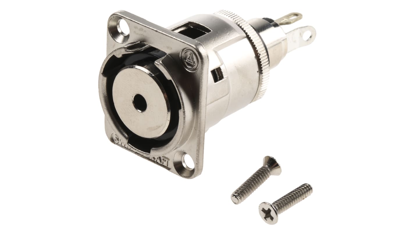 Switchcraft Jack Connector 3.5 mm Panel Mount Mono Socket