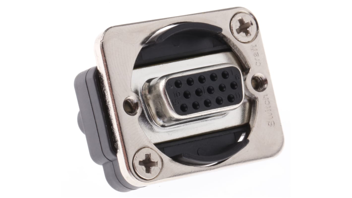 Adapter D-sub z typu D-Sub z 15 stykami na rodzaj Żeński z rodzaju Męski na typ D-Sub z 15 stykami