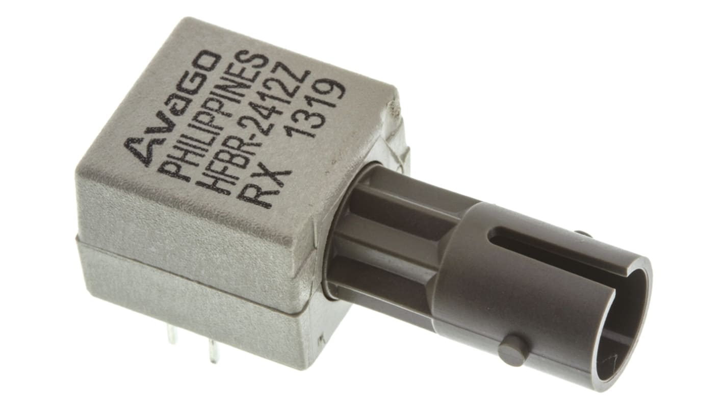 Broadcom HFBR-2412Z 5MBd Fibre Optic Receiver, Round, ST Connector